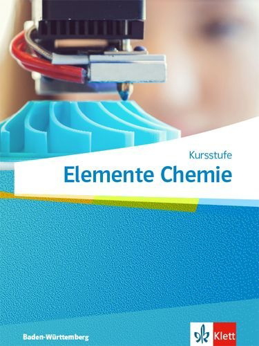 Buchcover und Innenansicht für das Buch: Elemente Chemie Kursstufe. Schulbuch Klassen 11-12. Ausgabe Baden-Württemberg ab 2017