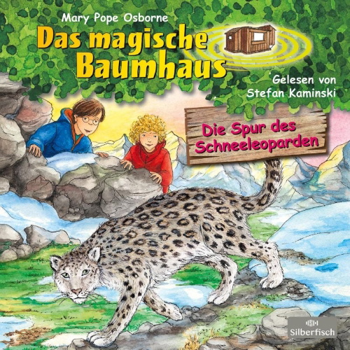 Buchcover und Innenansicht für das Buch: Die Spur des Schneeleoparden (Das magische Baumhaus 60)