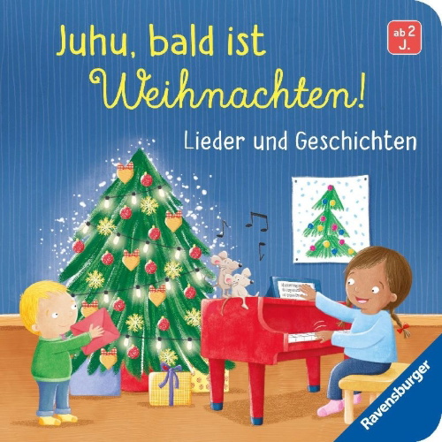 Buchcover und Innenansicht für das Buch: Juhu, bald ist Weihnachten!