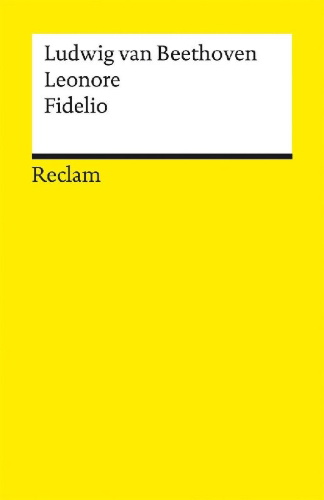 Buchcover und Innenansicht für das Buch: Leonore. Fidelio