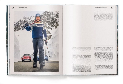 Buchcover und Innenansicht für das Buch: Porsche Escapes