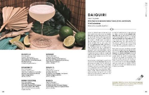 Buchcover und Innenansicht für das Buch: Cocktailkunst