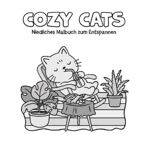 Buchcover und Innenansicht für das Buch: Cozy Cats