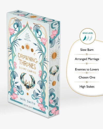 Buchcover und Innenansicht für das Buch: Drowning Thrones 1: Egypt Empire