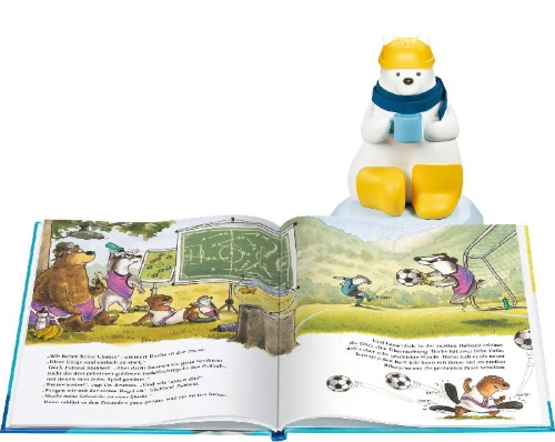 Buchcover und Innenansicht für das Buch: Anpfiff für Dr. Brumm
