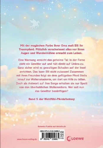 Buchcover und Innenansicht für das Buch: Wundermähne (Band 5) - Die geheimnisvollen Wolkenpferde