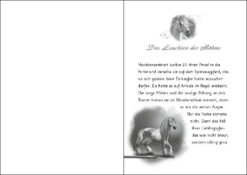 Buchcover und Innenansicht für das Buch: Wundermähne (Band 5) - Die geheimnisvollen Wolkenpferde