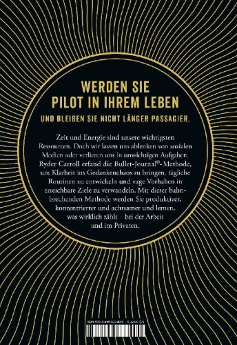 Buchcover und Innenansicht für das Buch: The Bullet Journal Method. Track the Past, Order the Present, Design the Future