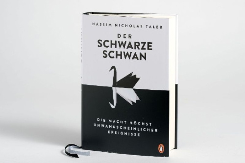 Buchcover und Innenansicht für das Buch: The Black Swan. The Impact of the Highly Improbable.