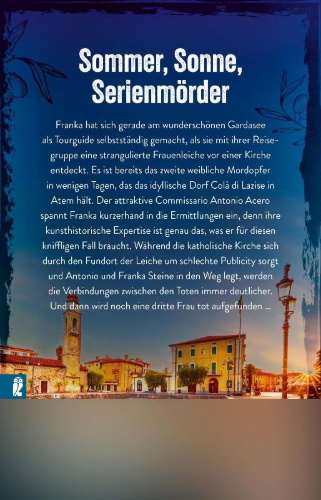 Buchcover und Innenansicht für das Buch: La Commissarina und das Totengeläut