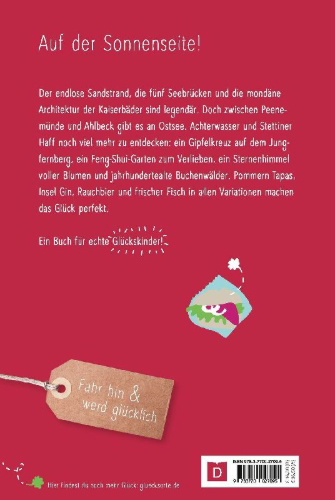 Buchcover und Innenansicht für das Buch: Glücksorte auf Usedom