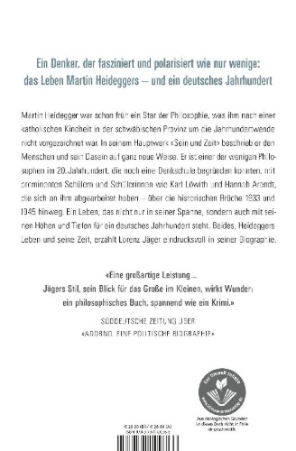Buchcover und Innenansicht für das Buch: Heidegger