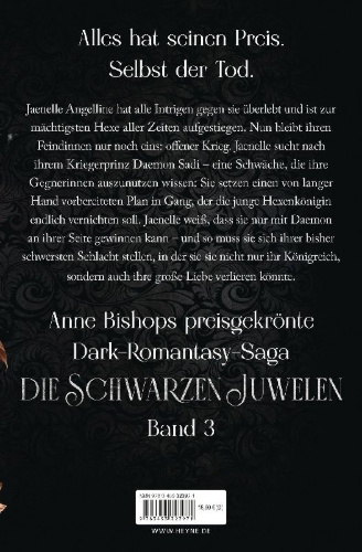 Buchcover und Innenansicht für das Buch: Queen of Darkness, Black Jewels Trilogy 3