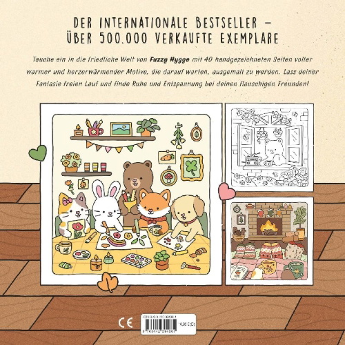 Buchcover und Innenansicht für das Buch: Fuzzy Hygge