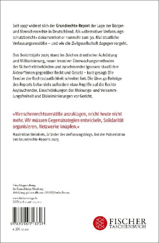 Buchcover und Innenansicht für das Buch: Grundrechte Report 2026