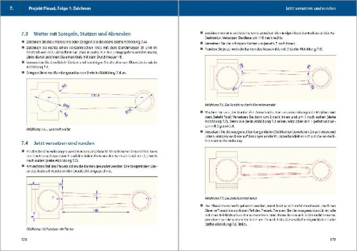 Buchcover und Innenansicht für das Buch: AutoCAD und AutoCAD LT - Einstieg und Praxis in die Welt von CAD