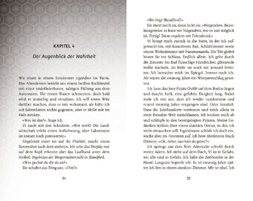 Buchcover und Innenansicht für das Buch: The Experiment