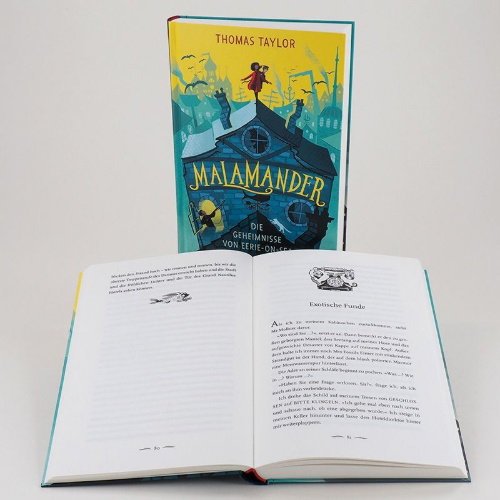 Buchcover und Innenansicht für das Buch: Malamander