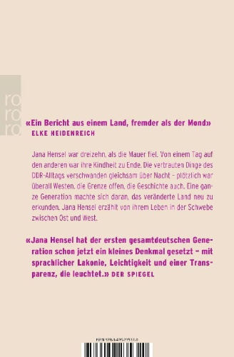 Buchcover und Innenansicht für das Buch: Zonenkinder