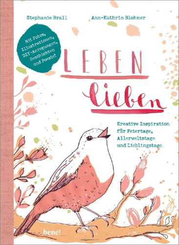 Buchcover und Innenansicht für das Buch: Leben lieben