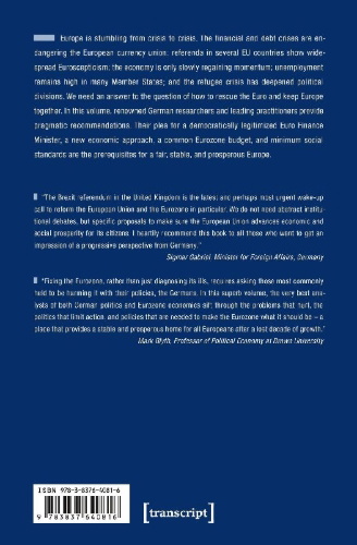 Buchcover und Innenansicht für das Buch: The Future of the Eurozone