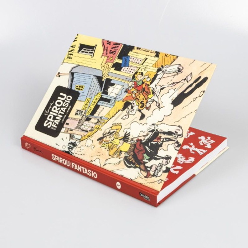 Buchcover und Innenansicht für das Buch: Spirou et Fantasio - L´intégrale 1 - Les débuts d´un dessinateur