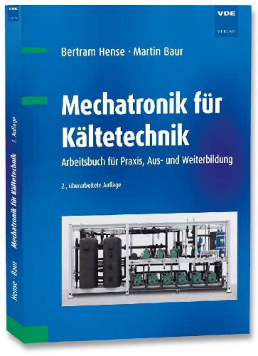 Buchcover und Innenansicht für das Buch: Mechatronik für Kältetechnik