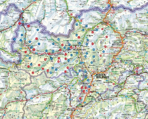 Buchcover und Innenansicht für das Buch: ROTHER Wanderbuch Leichte Wanderungen Südtirol - Vinschgau, Meraner und Bozner Land