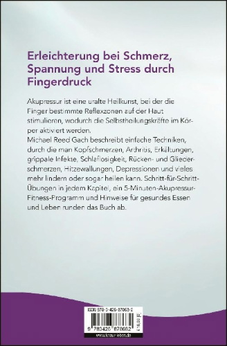 Buchcover und Innenansicht für das Buch: Acupressure's Potent Points