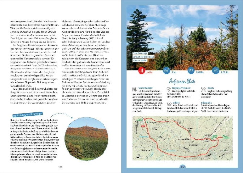 Buchcover und Innenansicht für das Buch: Wanderparadies Bayerischer Wald
