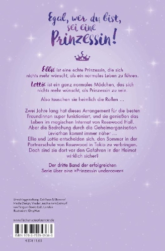 Buchcover und Innenansicht für das Buch: The Rosewood Chronicles - The Lost Princess