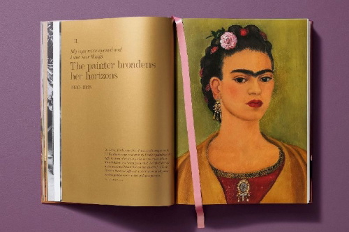 Buchcover und Innenansicht für das Buch: Frida Kahlo. The Complete Paintings