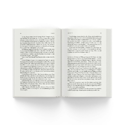 Buchcover und Innenansicht für das Buch: Wolfgang Grupp