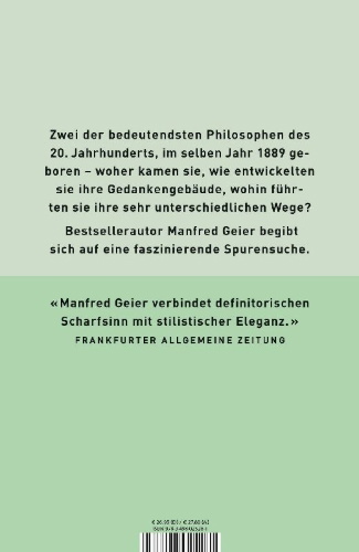 Buchcover und Innenansicht für das Buch: Wittgenstein und Heidegger