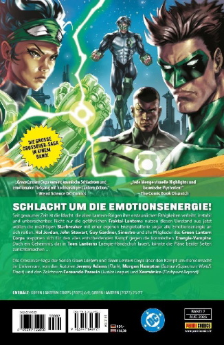 Buchcover und Innenansicht für das Buch: Green Lantern Corps 6-9, Green Lantern 25-27