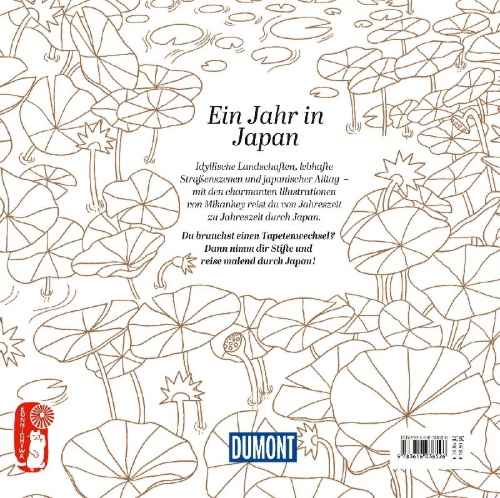Buchcover und Innenansicht für das Buch: Ein Jahr in Japan