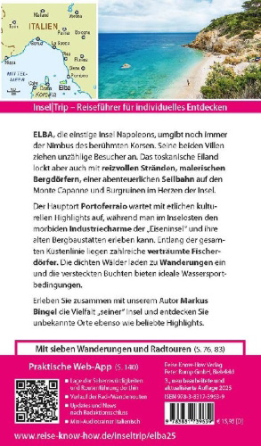 Buchcover und Innenansicht für das Buch: Reise Know-How InselTrip Elba