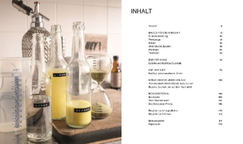 Buchcover und Innenansicht für das Buch: Homebar