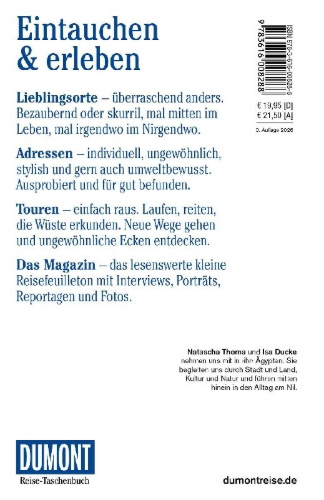 Buchcover und Innenansicht für das Buch: DUMONT Reise-Taschenbuch Reiseführer Ägypten, Die klassische Nilreise