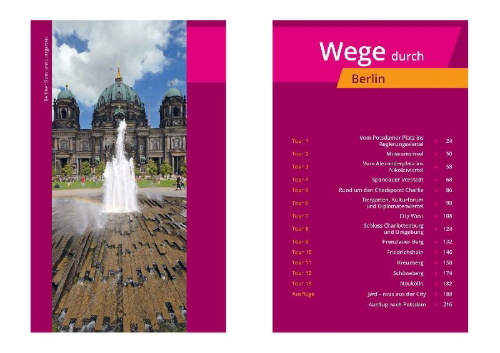 Buchcover und Innenansicht für das Buch: MICHAEL MÜLLER Reiseführer Berlin MM-City