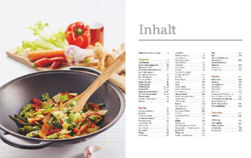 Buchcover und Innenansicht für das Buch: Ich helf Dir kochen