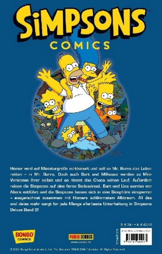 Buchcover und Innenansicht für das Buch: US Simpsons Comics #8-#16