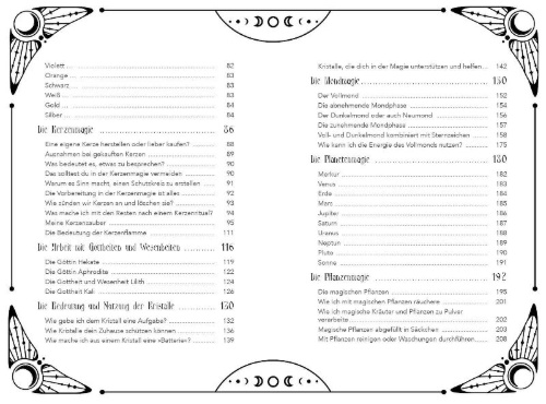 Buchcover und Innenansicht für das Buch: Dein Weg ins Reich der Magie