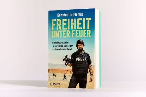 Buchcover und Innenansicht für das Buch: Freiheit unter Feuer