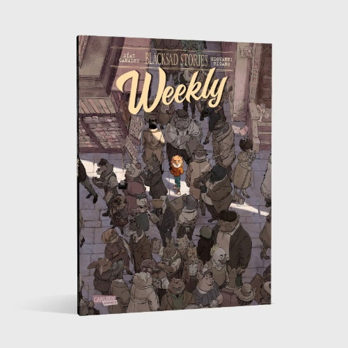 Buchcover und Innenansicht für das Buch: Blacksad Stories - Weekly
