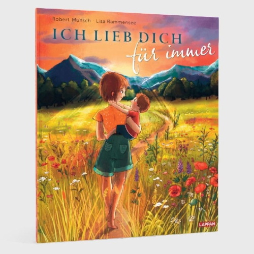 Buchcover und Innenansicht für das Buch: Ich lieb' dich für immer