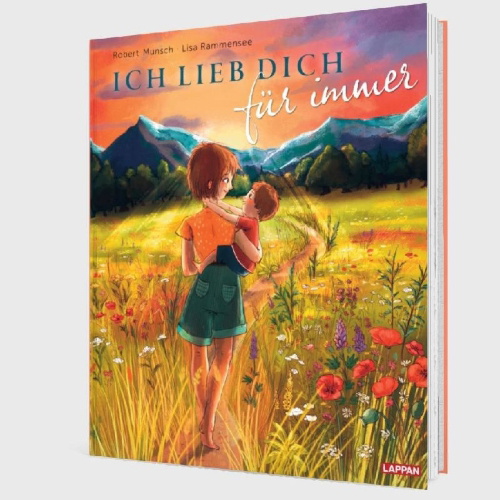 Buchcover und Innenansicht für das Buch: Ich lieb' dich für immer