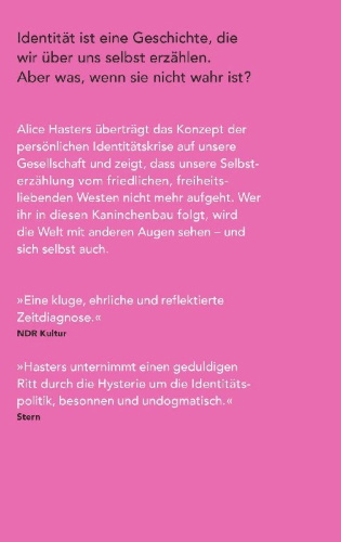 Buchcover und Innenansicht für das Buch: Identitätskrise