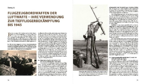 Buchcover und Innenansicht für das Buch: Deutsche Flugabwehr 1870-1945