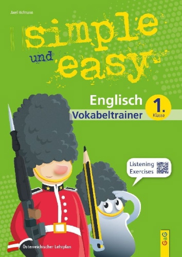 Buchcover und Innenansicht für das Buch: simple und easy Englisch 1 - Vokabeltrainer
